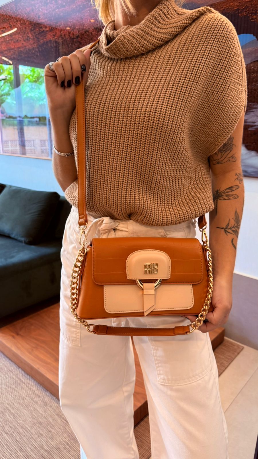 Bolsa Miu Miu linha importada