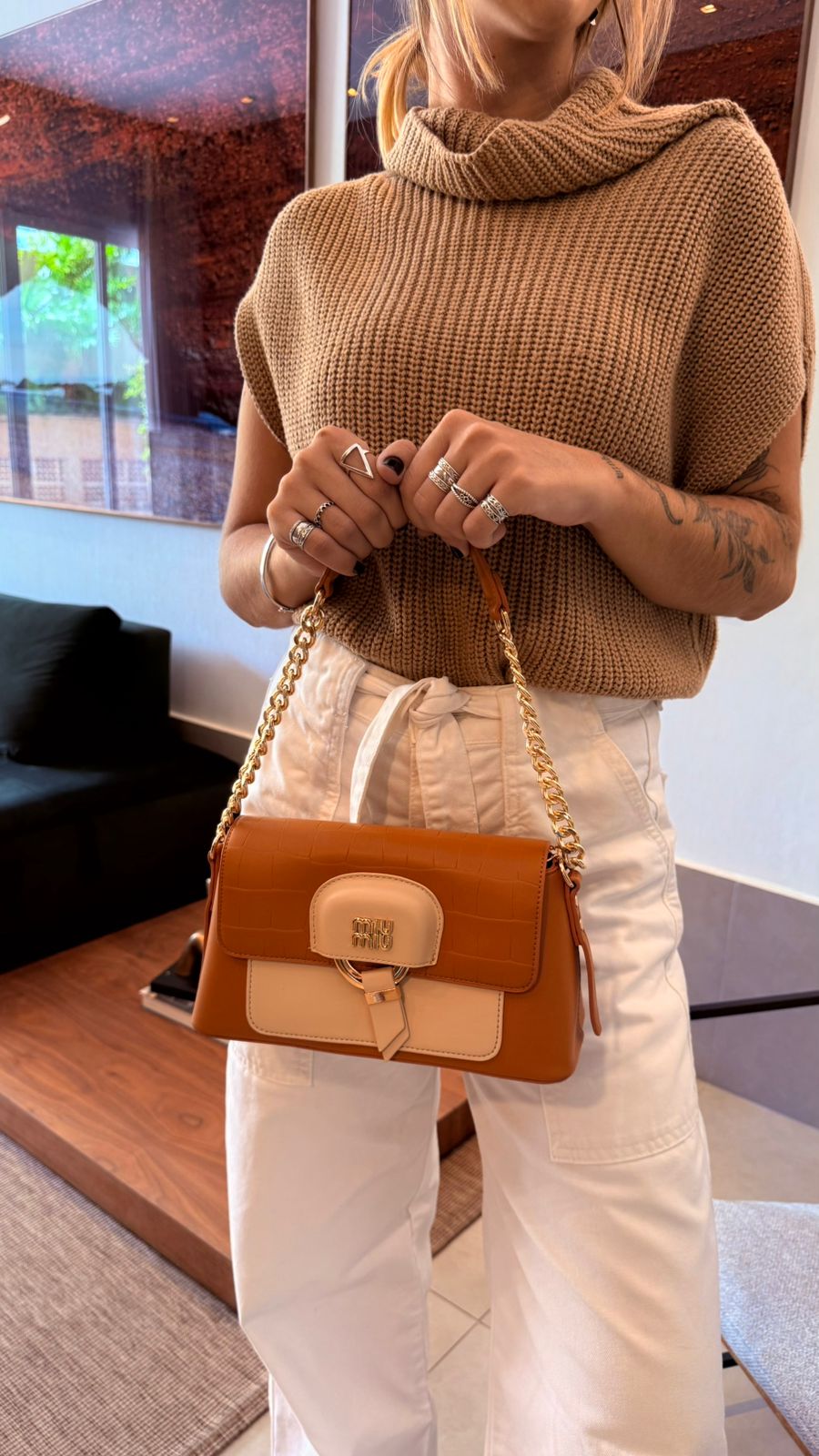 Bolsa Miu Miu linha importada