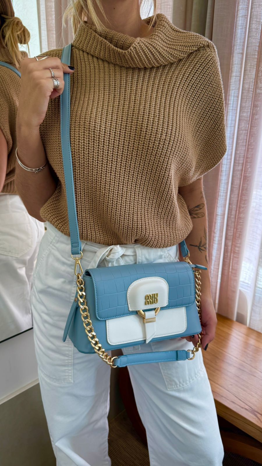 Bolsa Miu Miu linha importada