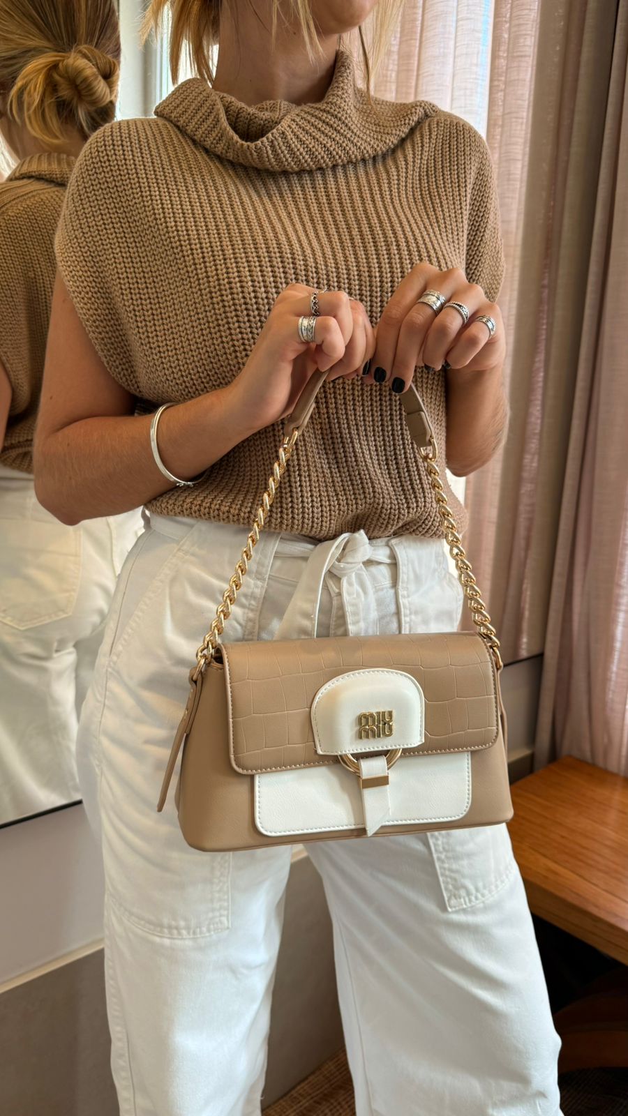 Bolsa Miu Miu linha importada