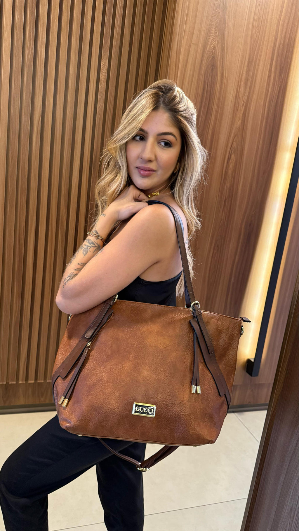 Bolsa Gucci linha importada