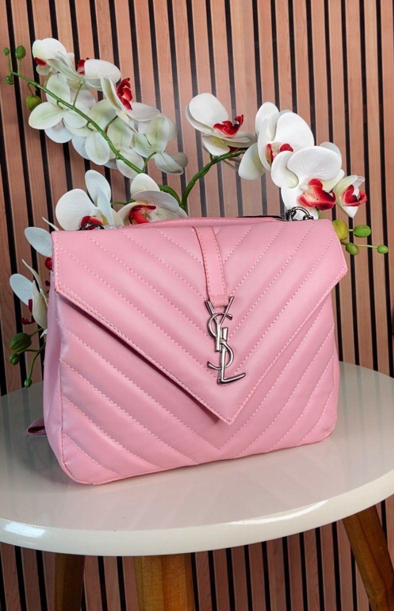 Bolsa Saint Laurent College corrente grafite