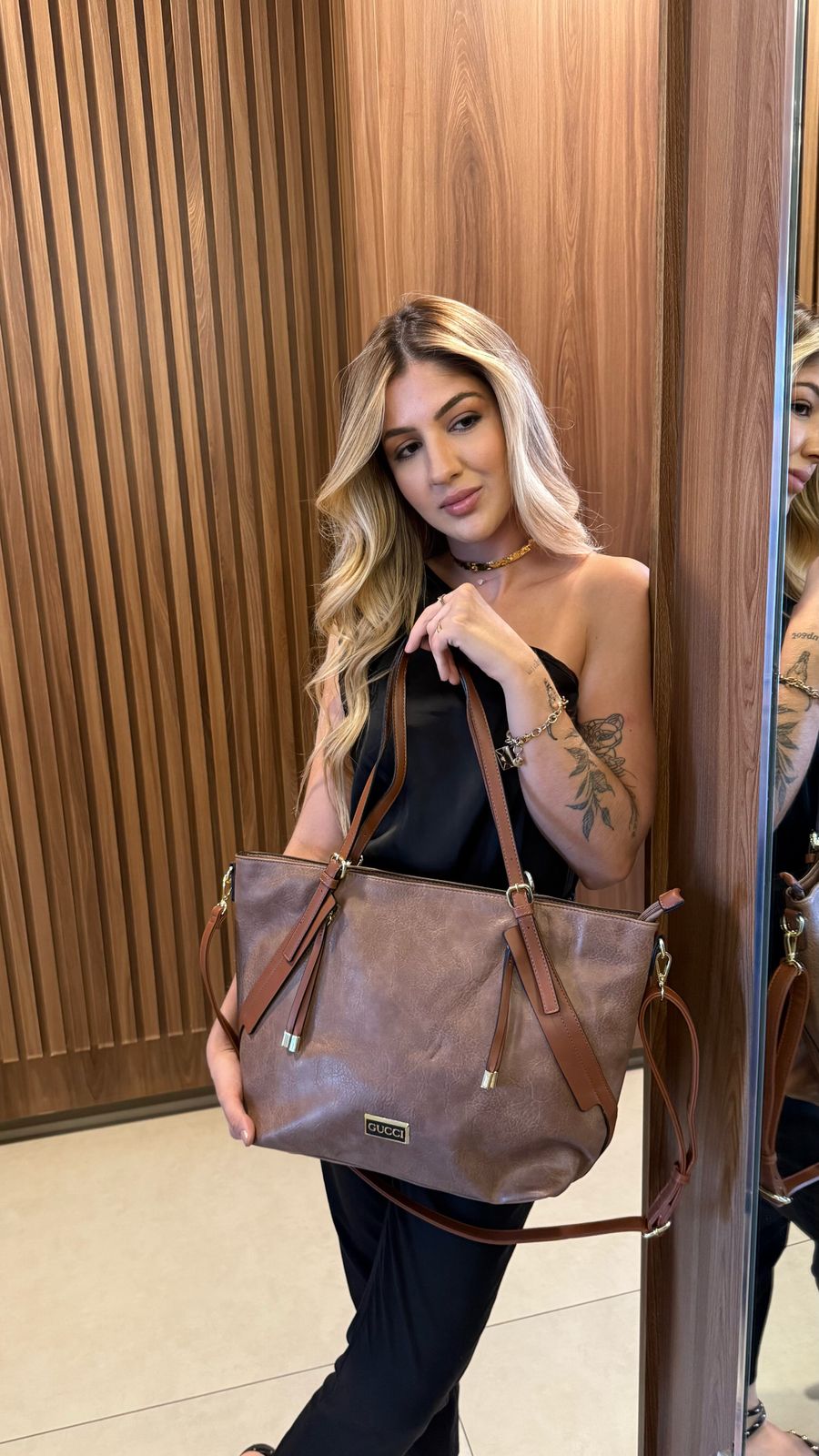 Bolsa Gucci linha importada