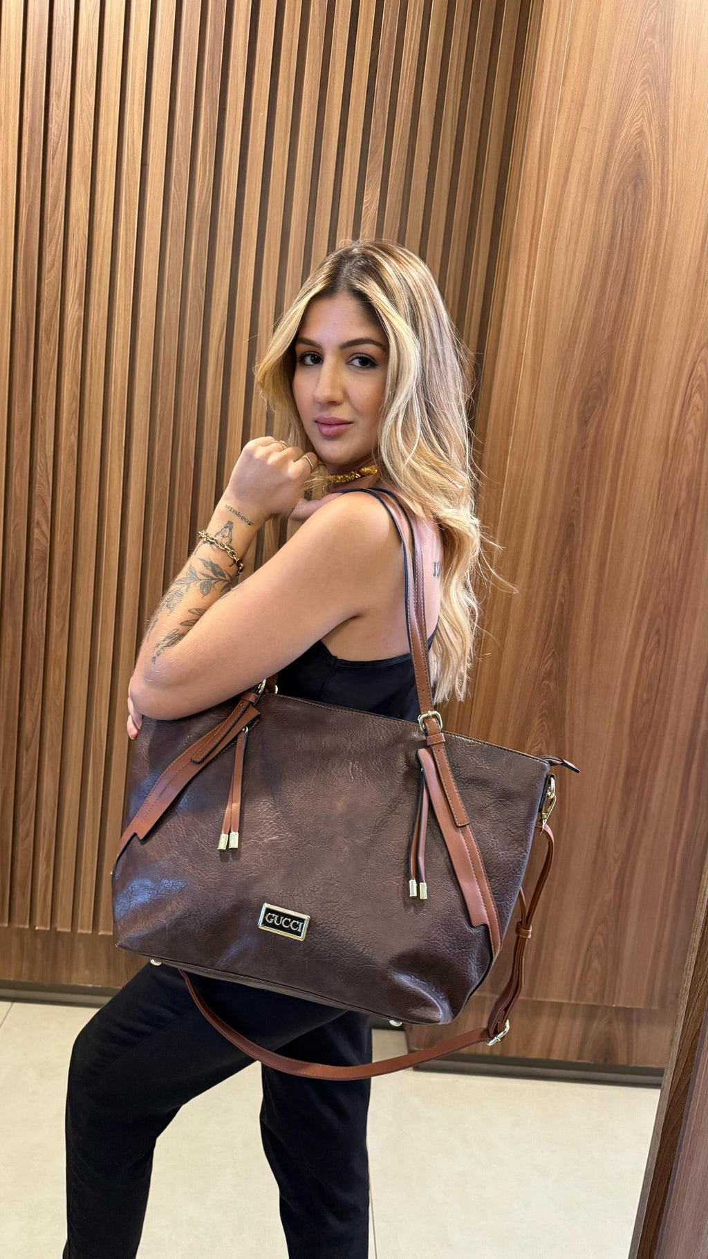 Bolsa Gucci linha importada